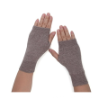 PK18A19HX Women's Cashmere Kint Half Fingerless Gloves Hole Gloves